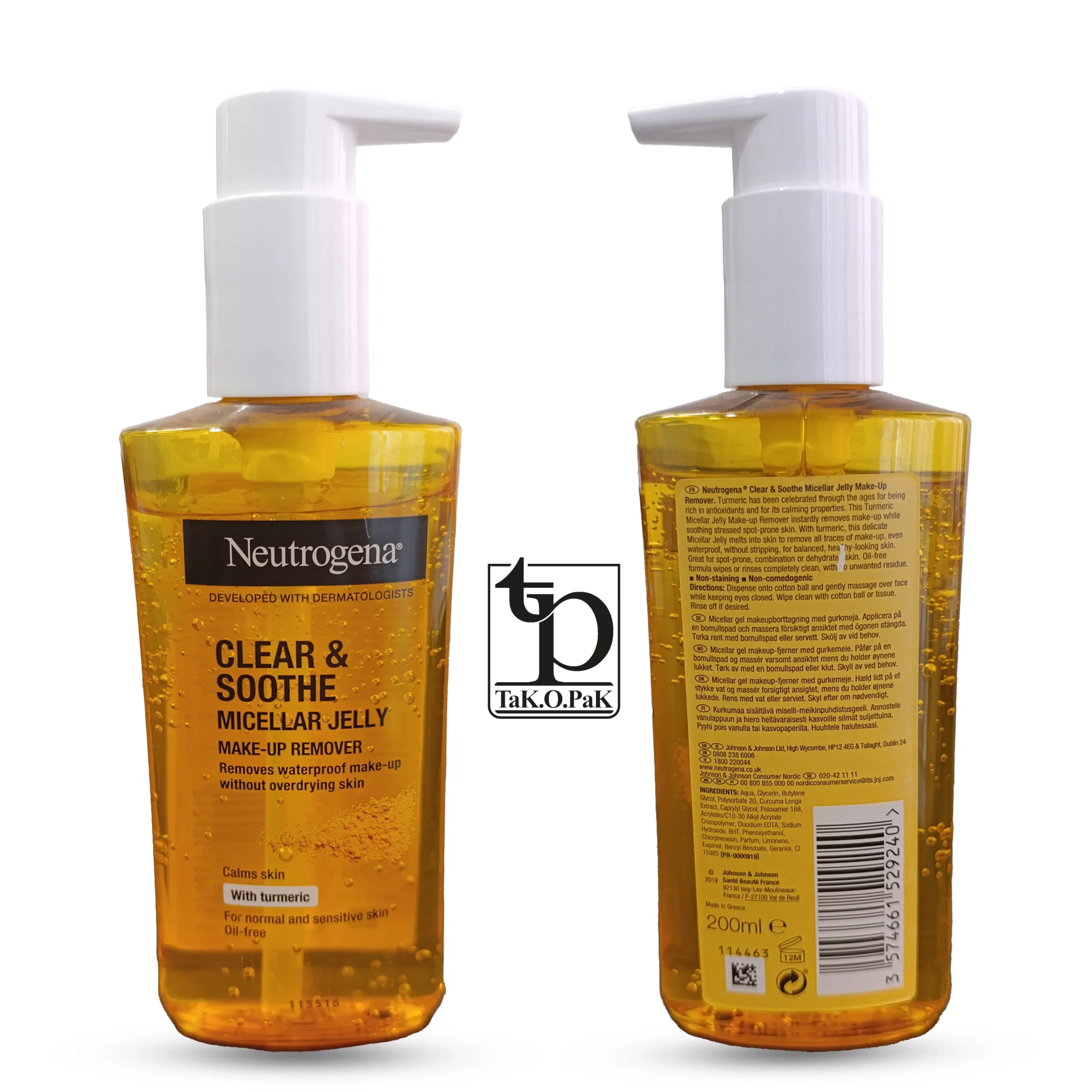 ژل میسلار صورت Clear & Soothe مناسب پوست حساس و مستعد جوش 200 میل