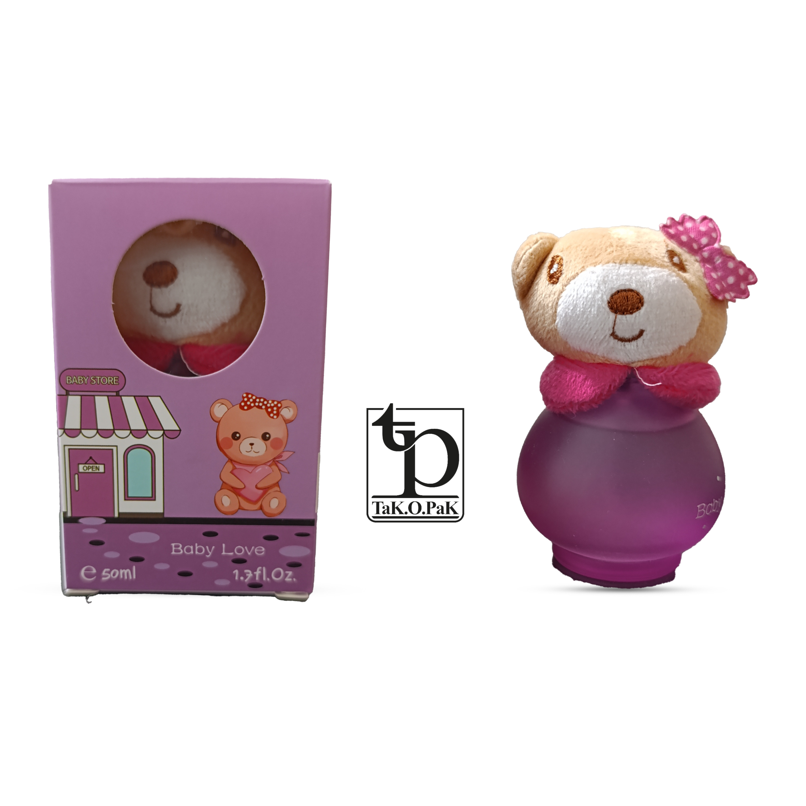 ادکلن عروسکی بیبی لاو (Baby Love) طرح خرسی
