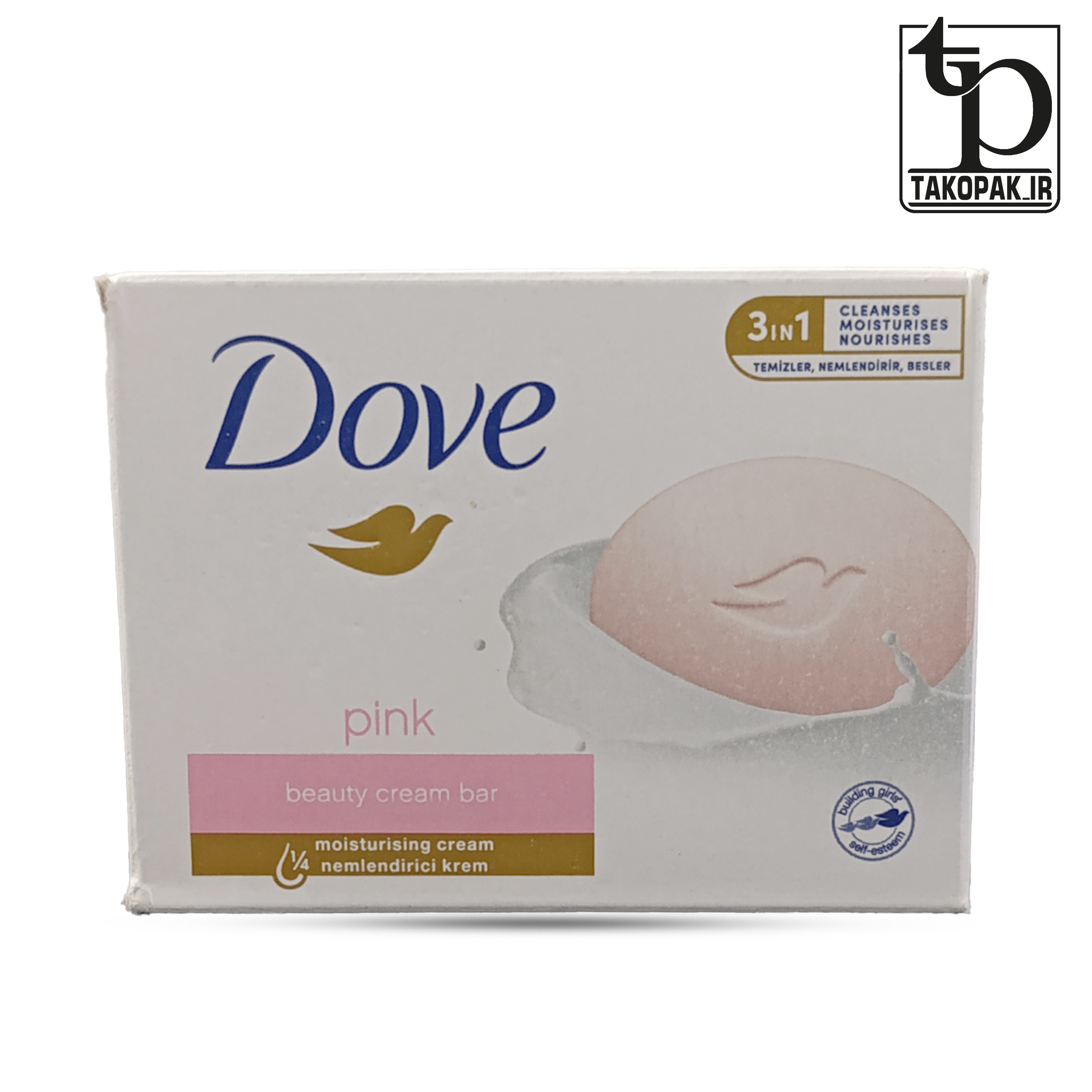 صابون Pink داو 90 گرمی آلمانی با نرمکنندگی و لطافت پوست