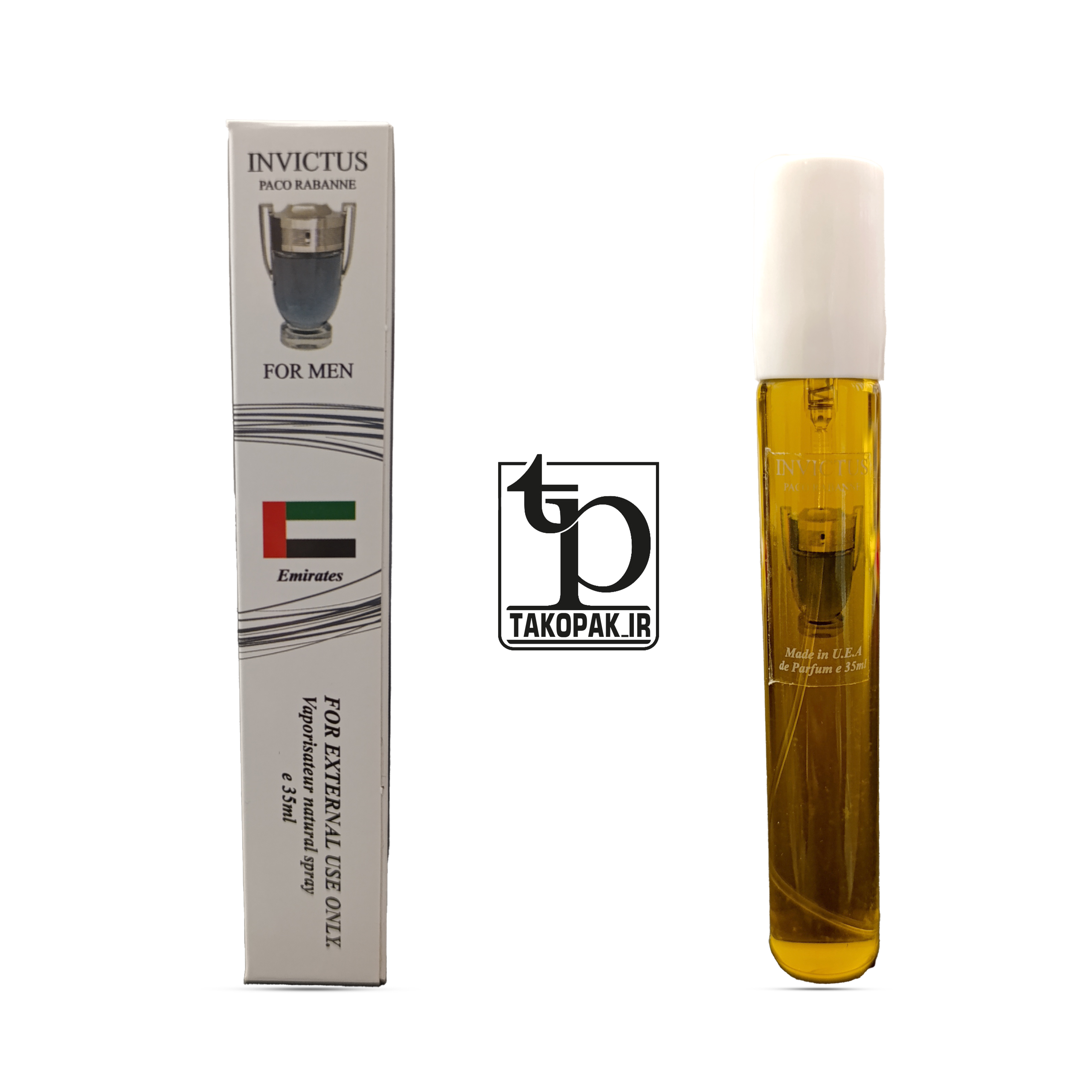 عطر جیبی اینوکتوس مردانه 35 میل اماراتی با رایحه خنک و انرژیبخش