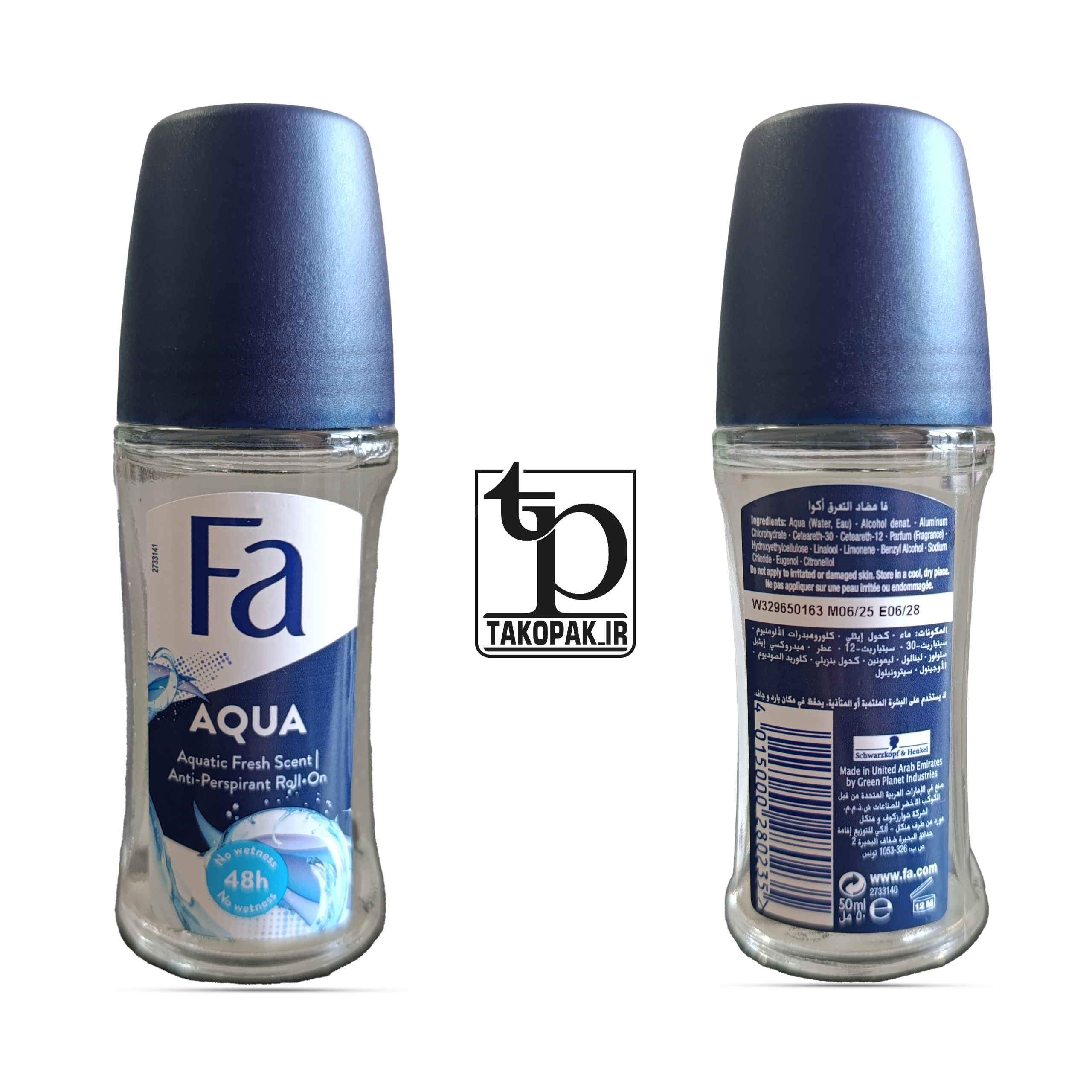 مام ضد تعریق FA Aqua آکوآ محافظت ۲۴ ساعته و بدون ایجاد لکه روی لباس