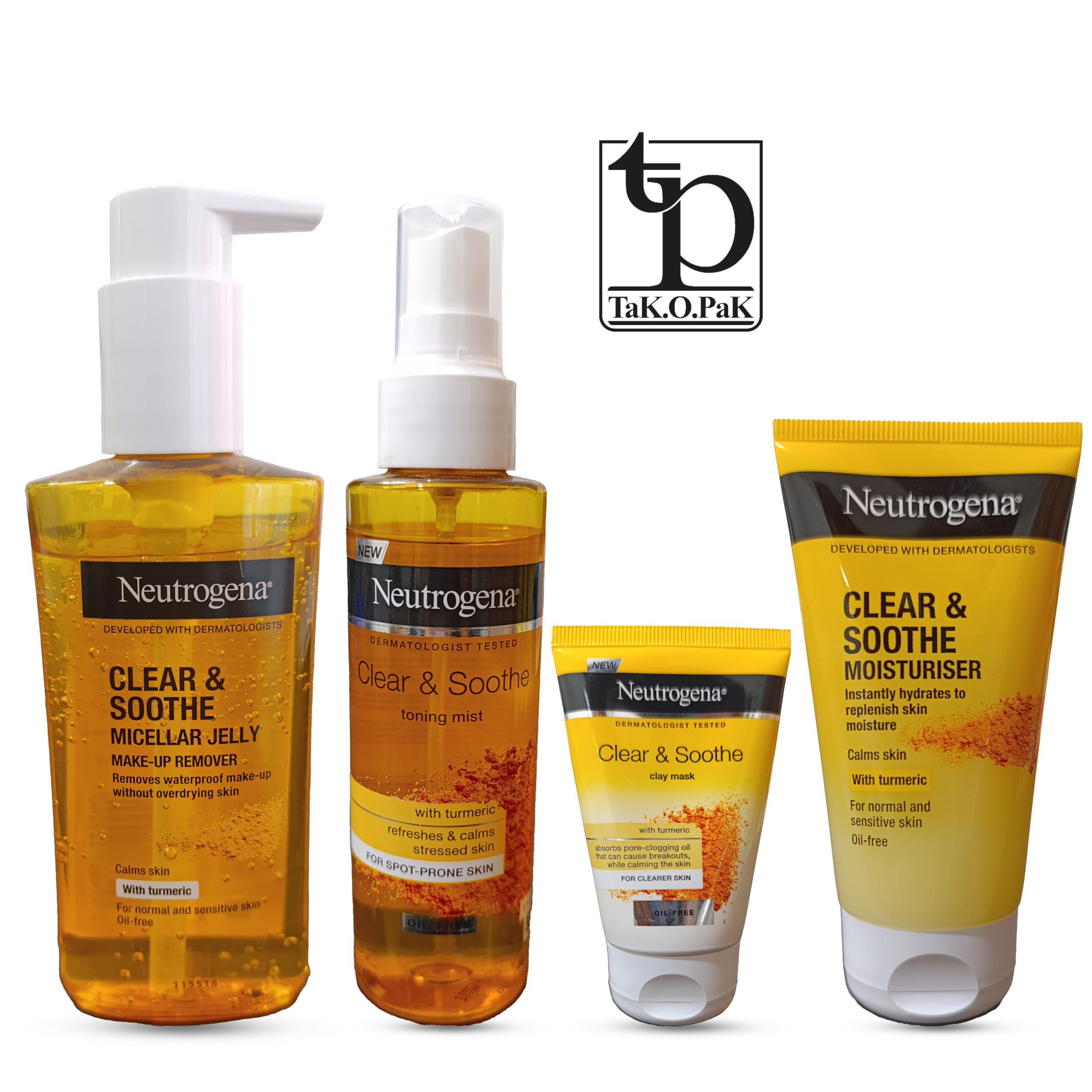 پک تخصصی ضد جوش و تسکیندهنده مدل زردچوبه (Clear & Soothe)